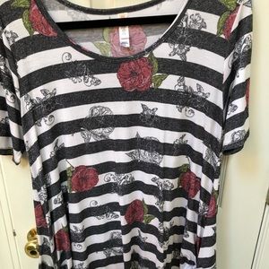 Unicorn Perfect T strip n roses